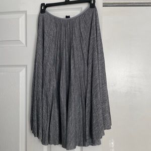 Theory Pleated Midi Skirt